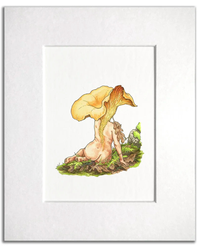 Chanterelle Season - Jennifer Pate - 8x10"