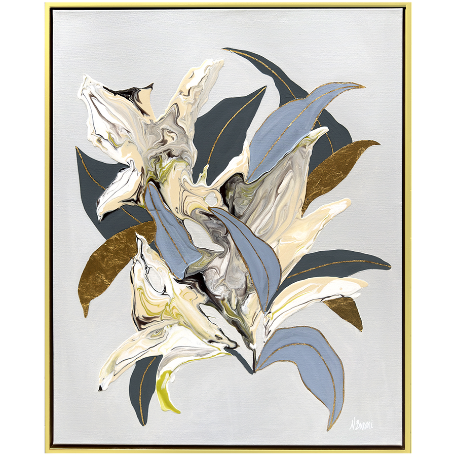 White Lilies - Neena Buxani - 24x30"