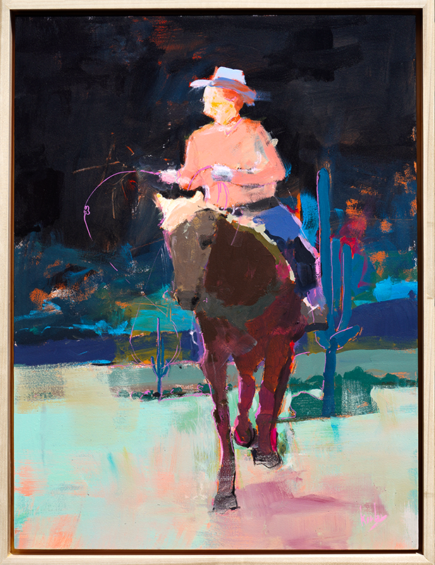 Running Down A Dream - Randall "Kirby" Cogburn - 19x25"