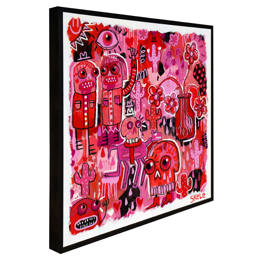 Watermelon Bubblegum! - Jeff Skele - 36x36"