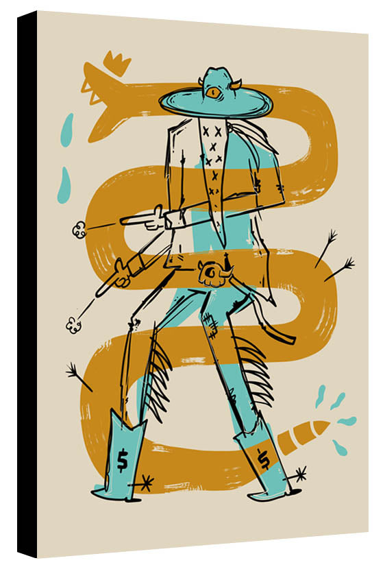 When the Serpent Wore Spurs - Gerardo Rodriguez - Print