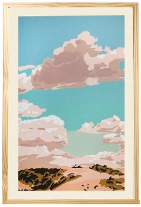 (Big Sky) White Sands - Landry McMeans - 2.5’x5’