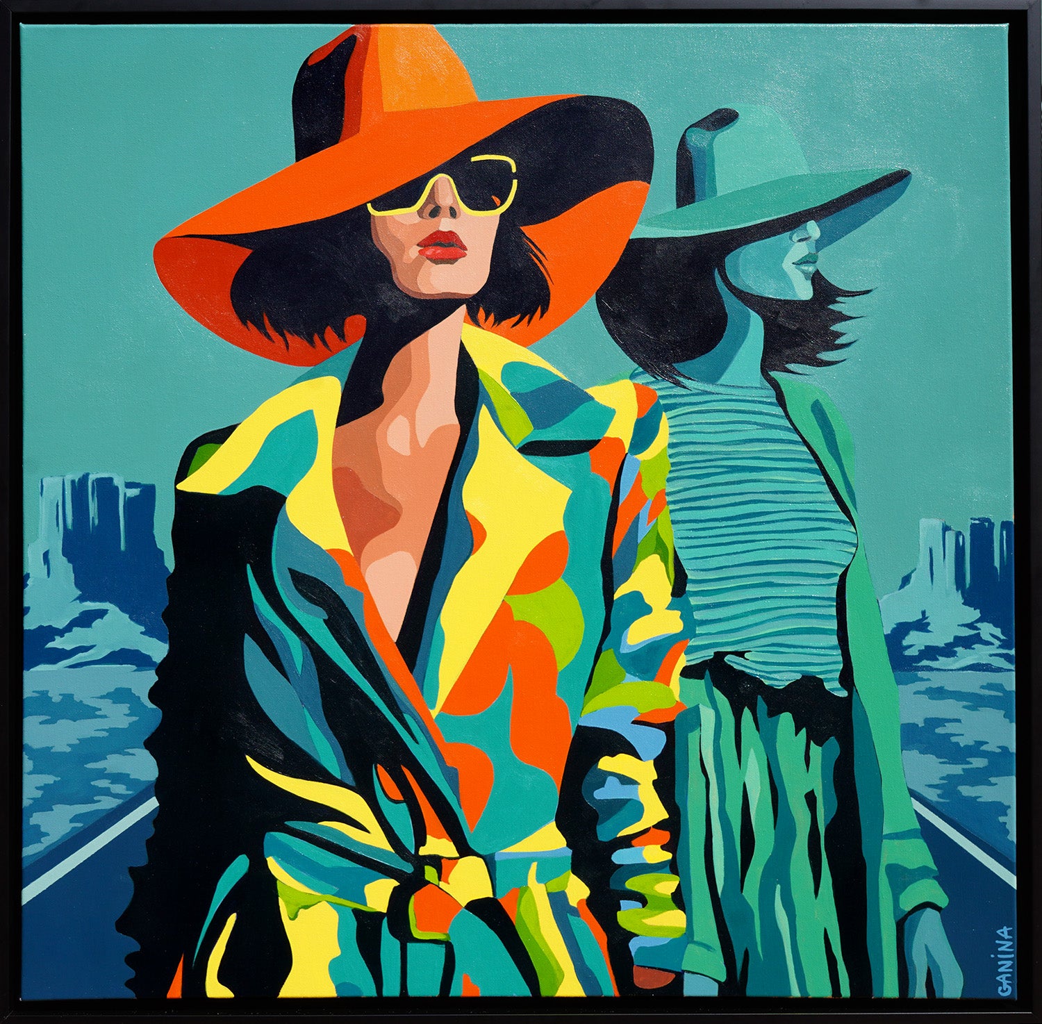 Wild Card - Anna Ganina - 31x31"