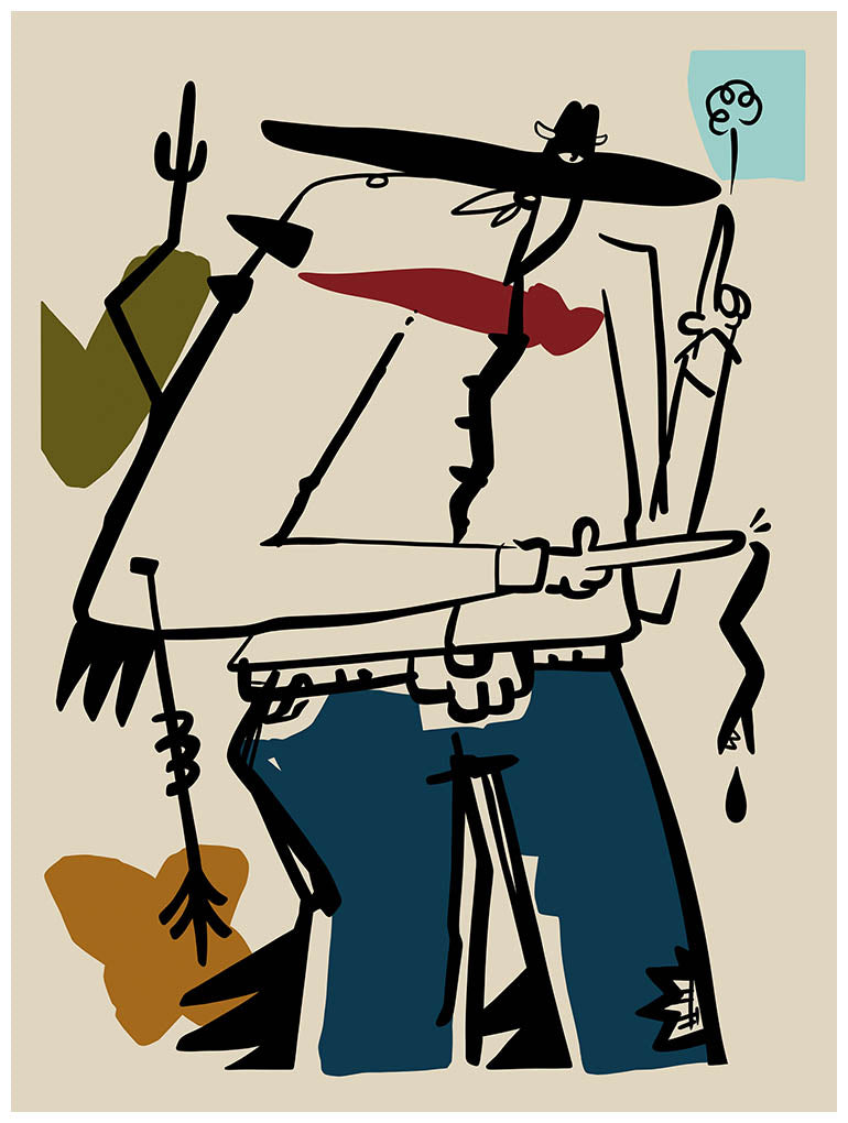 Wounded and Wanted - Gerardo Rodriguez - Print