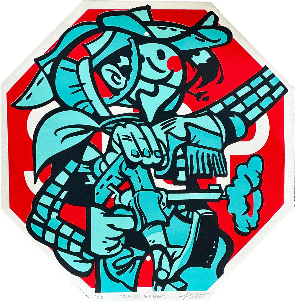 Bang Bang - FEEBEE - 18x18"