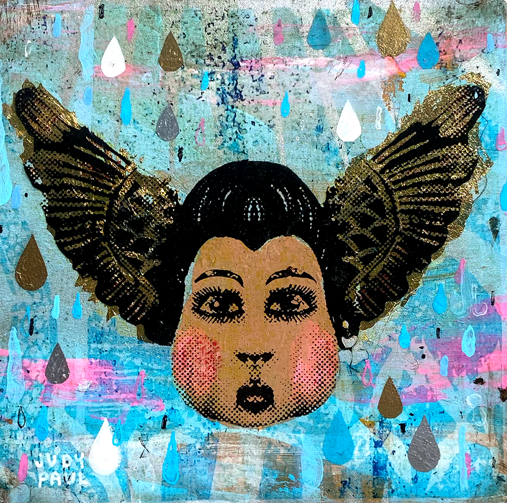 Angel Face - Judy Paul - 6x6"