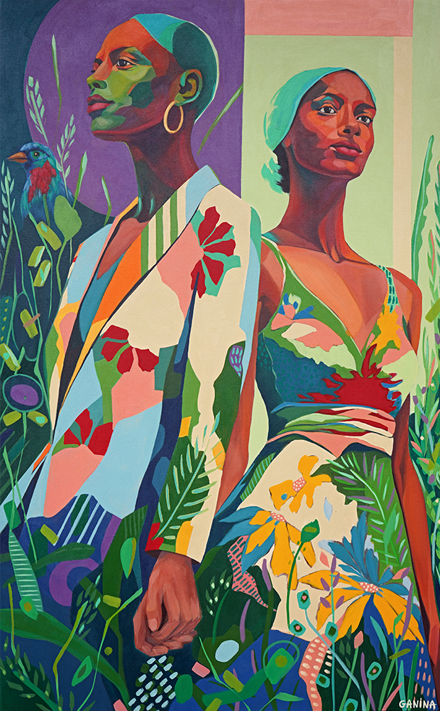 The Shape Of Self - Anna Ganina - 30x48"