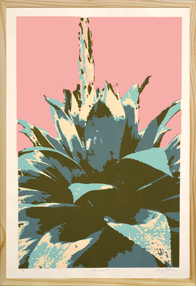 Agave Sprout (Light) - Framed - Landry McMeans - 21x31"