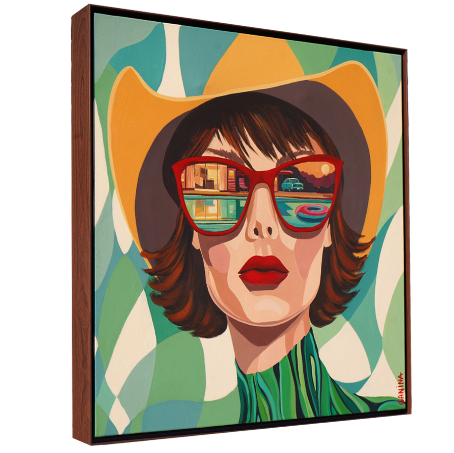 In The Meantime - Anna Ganina - 25x25"