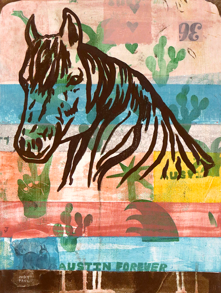 Austin Forever Horse - Judy Paul - Print
