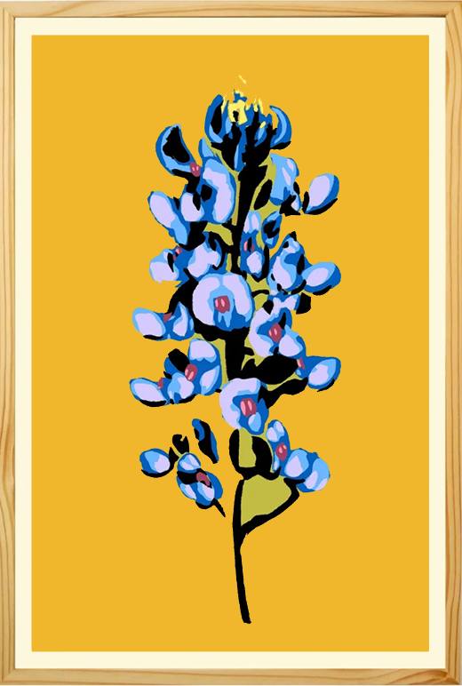 Gold Bluebonnet - Landry McMeans - 20 x 30"