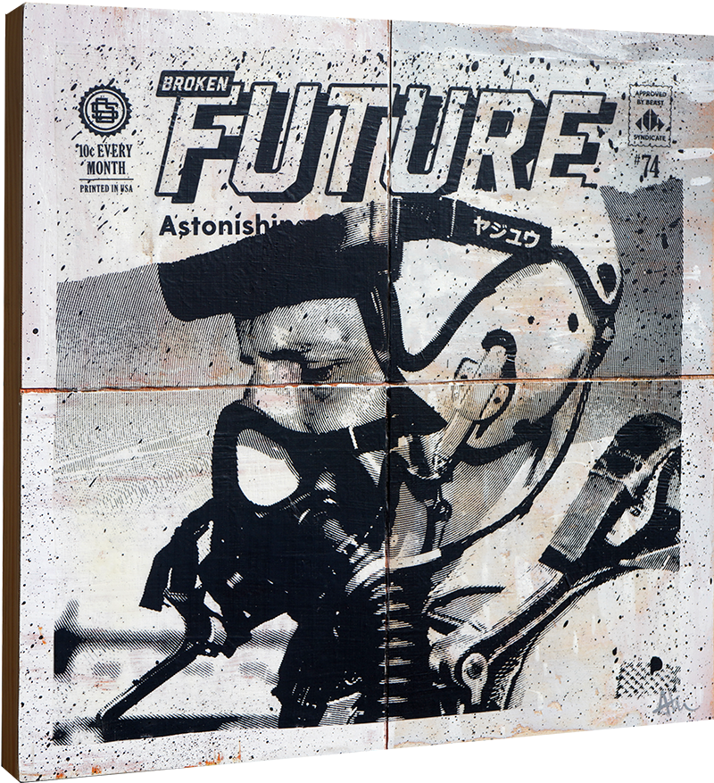 Broke Future  - Beast Syndicate - 18x18"