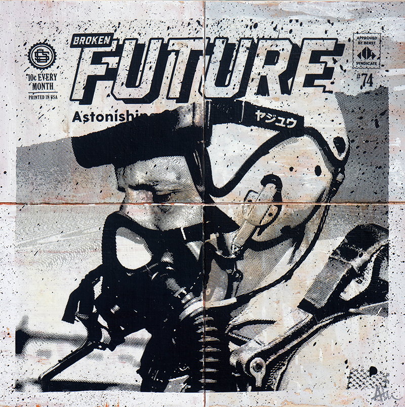 Broke Future  - Beast Syndicate - 18x18"
