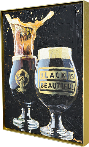 Black is Beautiful - MOOCHIE - 19 x 25"