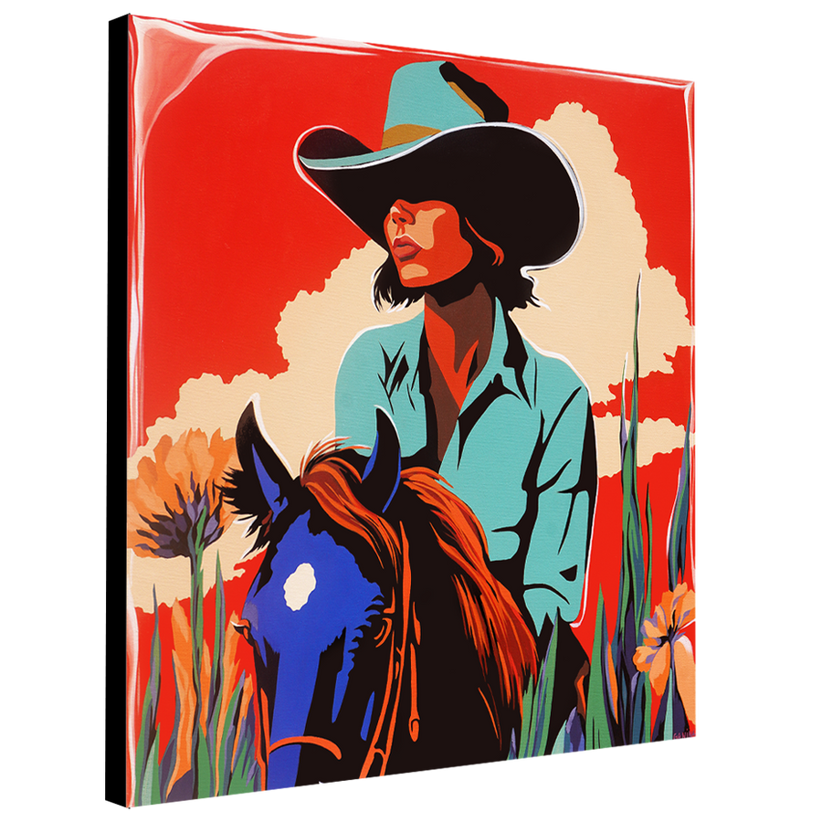 Blue Horse Dream - Anna Ganina - Print