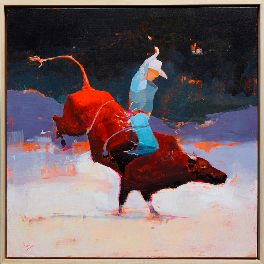 Bull Rider - Randall Kirby Cogburn - 30x30"