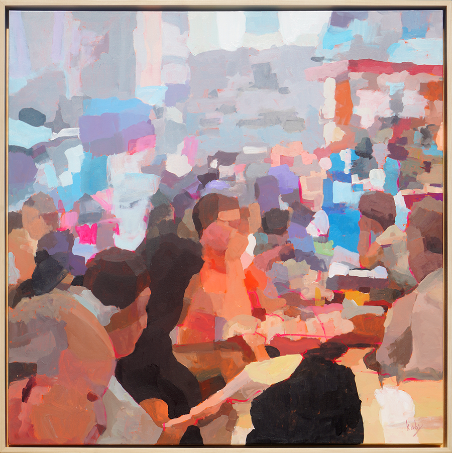 Cafe Americano #5 - Randall Kirby Cogburn - 41x41"