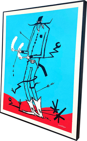 Long Spurs, Hard Roads - Gerardo Rodriguez - 24x30"
