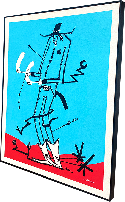 Long Spurs, Hard Roads - Gerardo Rodriguez - 24x30