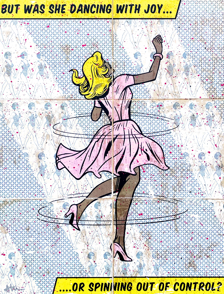 Dancing or Spinning - Beast Syndicate - 18x24"