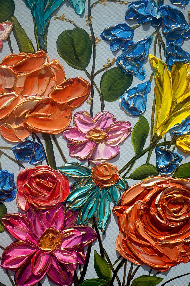 She Dreams In Color - Neena Buxani - 24 x 48"