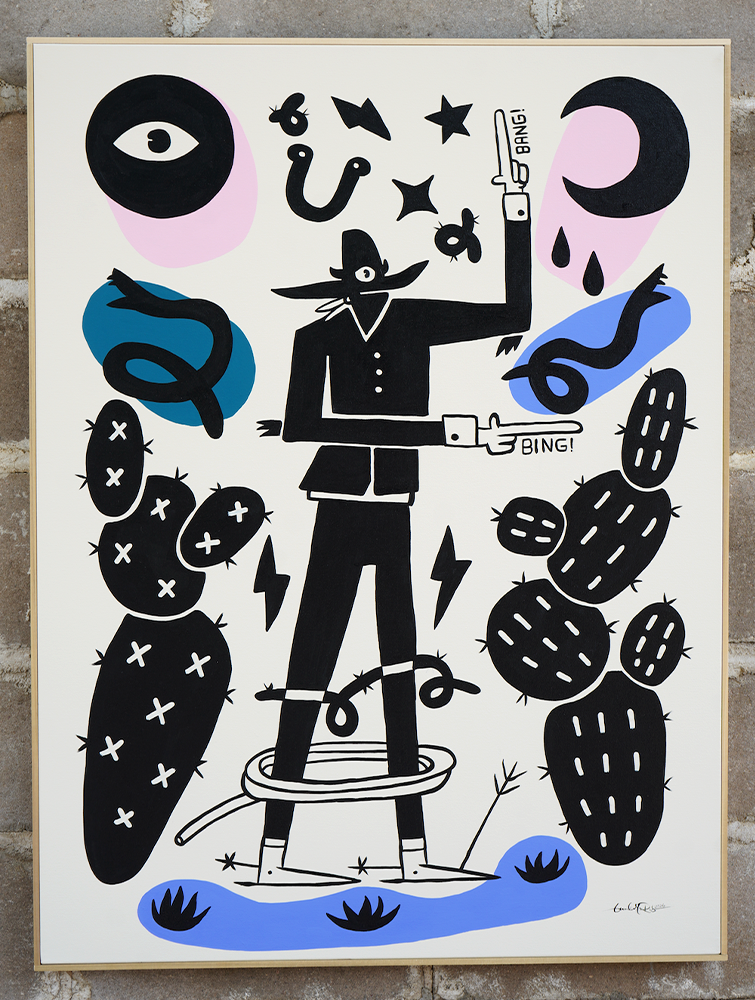 Roped In - Framed - Gerardo Rodriguez - 30x40"