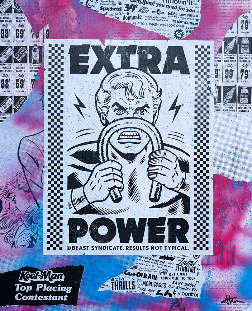 Ultra Power Man - Beast Syndicate - 18x24"