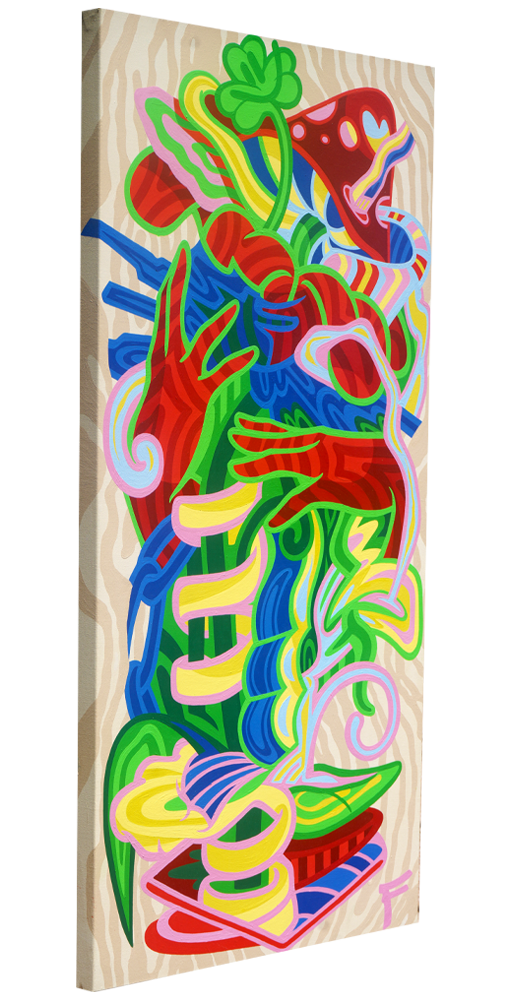 Electric Bloom  - FEEBEE - 24x48"
