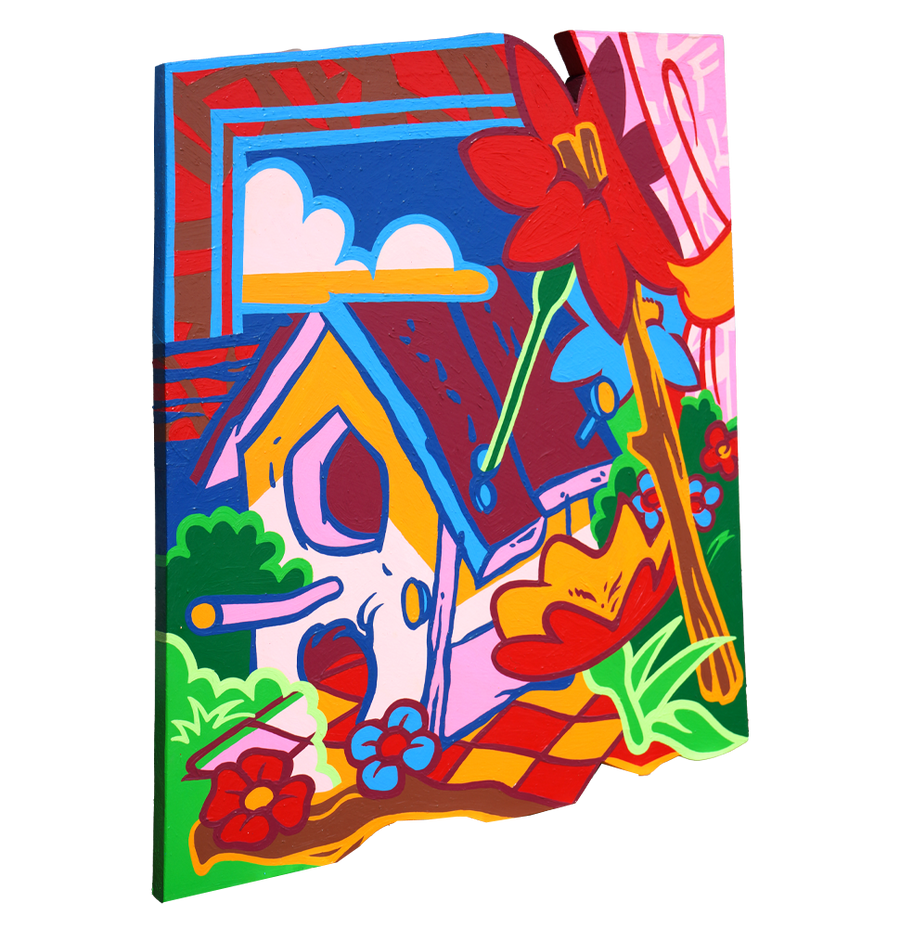 Home, Sweet, Home In This Economy  - FEEBEE - 16x19"