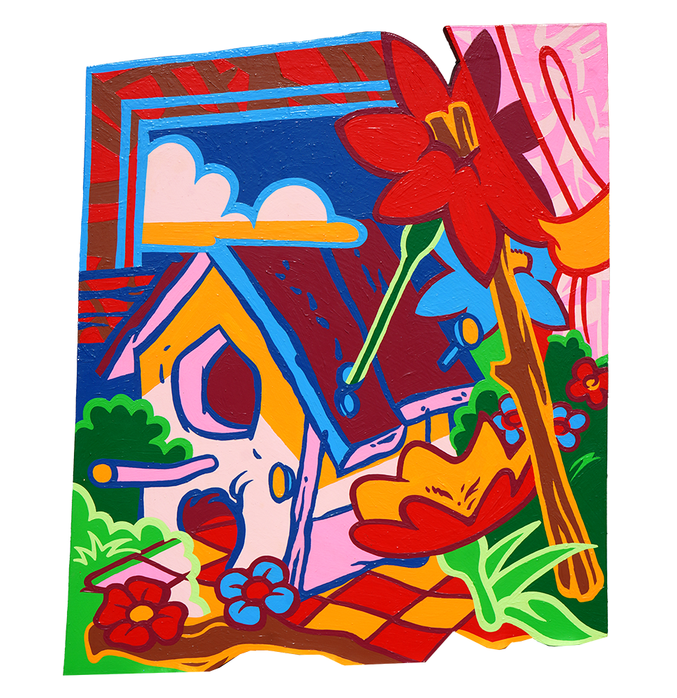 Home, Sweet, Home In This Economy  - FEEBEE - 16x19"
