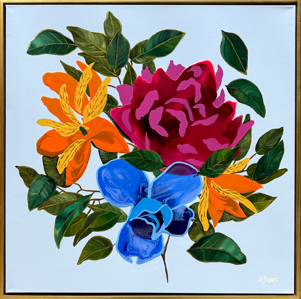 Fragrant Fragments - Neena Buxani - 30x30"