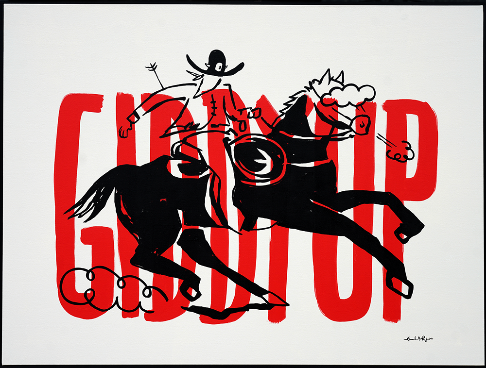 Giddy Up - Framed - Gerardo Rodriguez - 30x40"