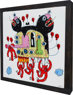 We're Going Up - Jeff Skele - 25.5x25.5"