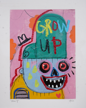 Still Punk Series: Grow Up - Jeff Skele - 11x14"
