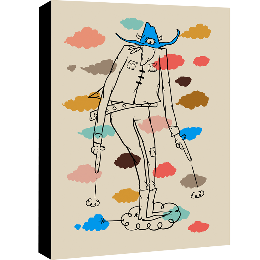 All Cowboys Go To Heaven - Gerardo Rodriguez - Print