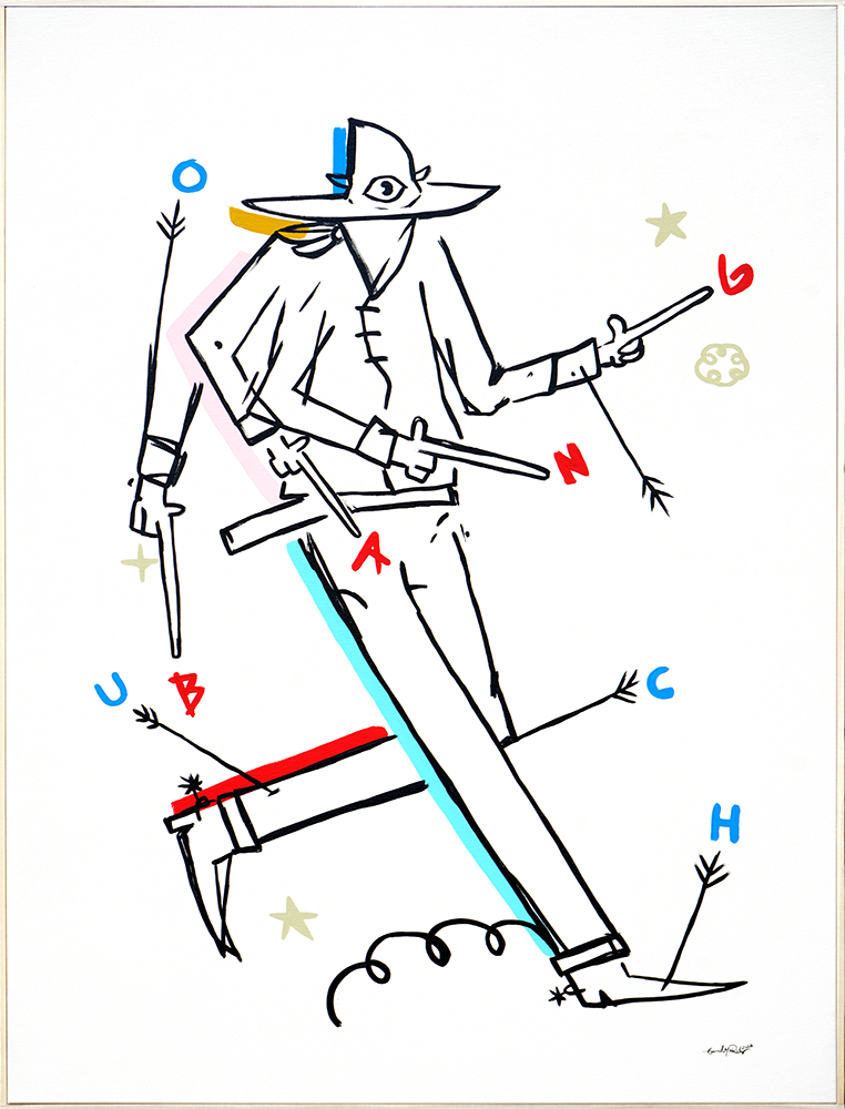 Learning to Cowboy - Gerardo Rodriguez - 30x40"