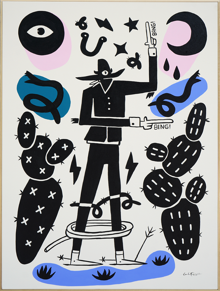 Roped In - Framed - Gerardo Rodriguez - 30x40"