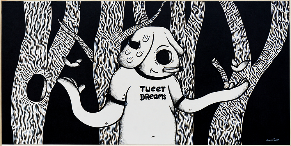 Tweet Dreams - Gerardo Rodriguez - 24x48"