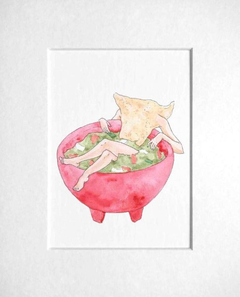 Guac and Chill - Jennifer Pate - 8x10"