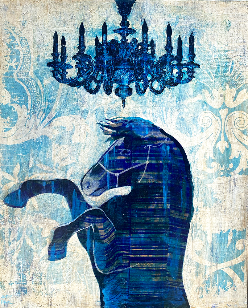 Chandelier Rodeo - Judy Paul - 16x20"