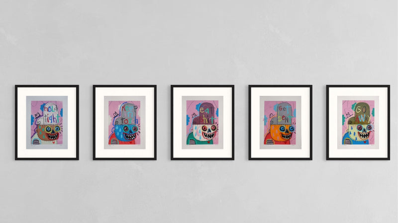 Still Punk Series: Go Away - Jeff Skele - 11x14"