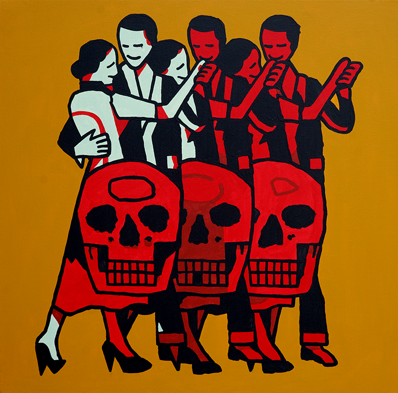 Dance With Me In Our Sleep - Jason Eatherly - 24x24"