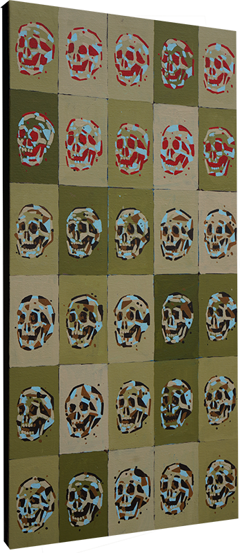 Counting Down The Skulls - Jason Eatherly - 15x30"