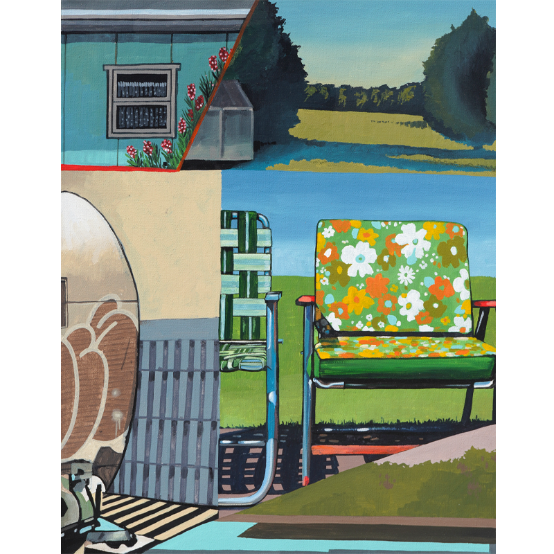 Where We Meet Up To Laugh - Jason Eatherly - 16x20