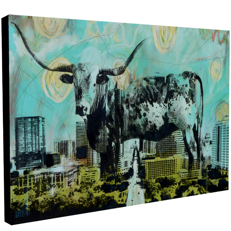 "Longhorn Spirit" - Judy Paul - 20x30"
