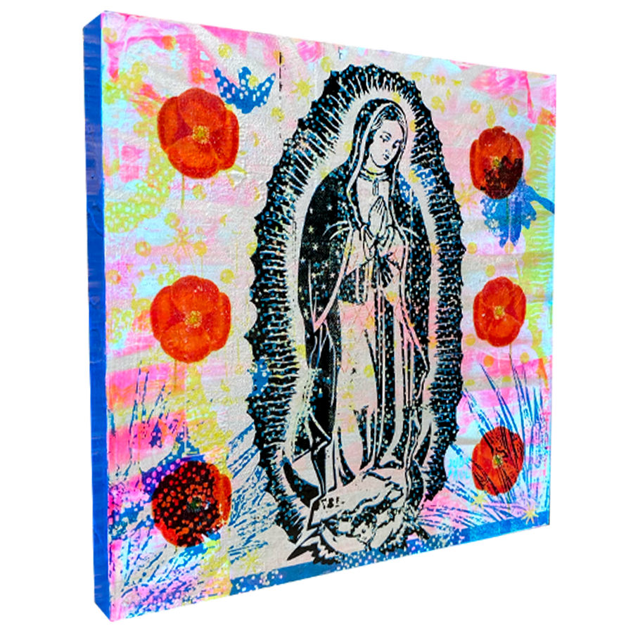 Virgin of the Guadalupe - Judy Paul - 8x8"