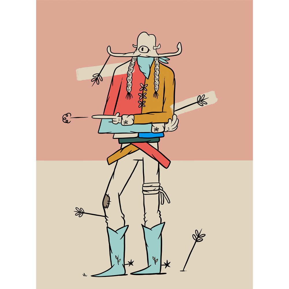 Lady Desperada - Gerardo Rodriguez - Print