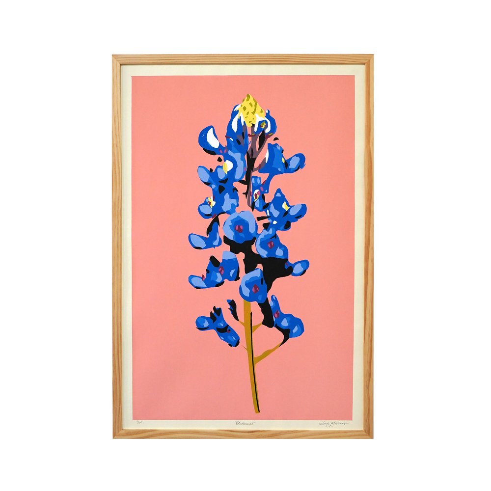 Bluebonnet (Coral) - Landry McMeans - 20 x 30"