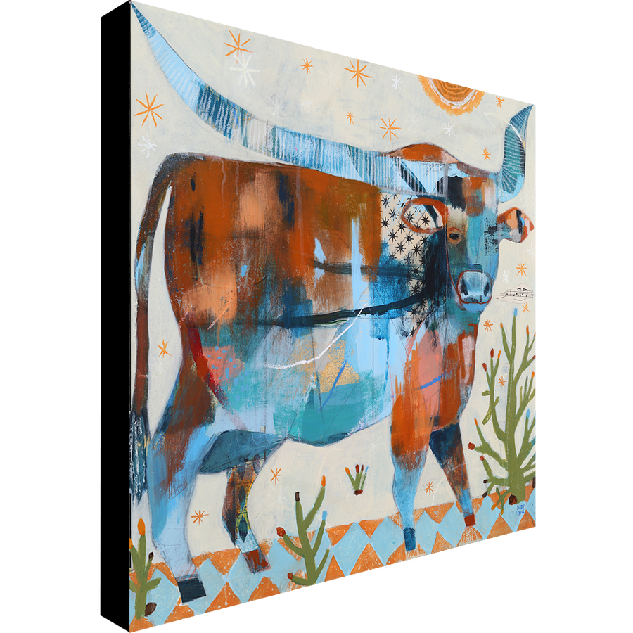 Lucky Longhorn - Judy Paul - Print