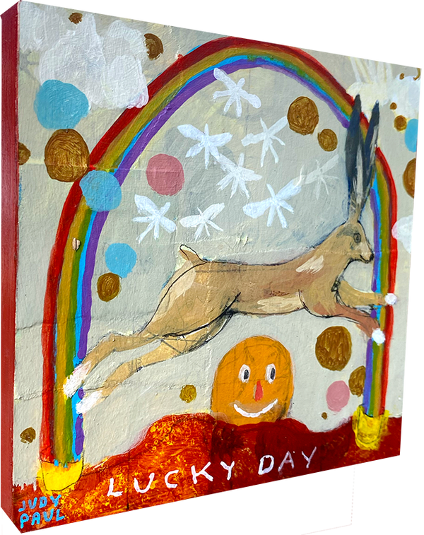 Lucky Rabbit- Judy Paul - 6x6
